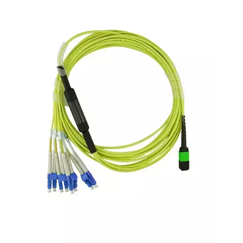 BlueOptics 3HE13897AA-7.5-BO vienmodis MPO/APC – 4x LC/UPC skirstomasis kabelis, 7,5 m