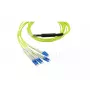 BlueOptics 3HE13897AA-7.5-BO vienmodis MPO/APC – 4x LC/UPC skirstomasis kabelis, 7,5 m