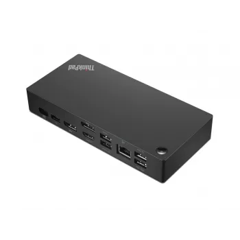 Lenovo ThinkPad Universal USB-C stotelė, laidinė, USB 3.2 Gen 1 (3.1 Gen 1) Type-C, juoda
