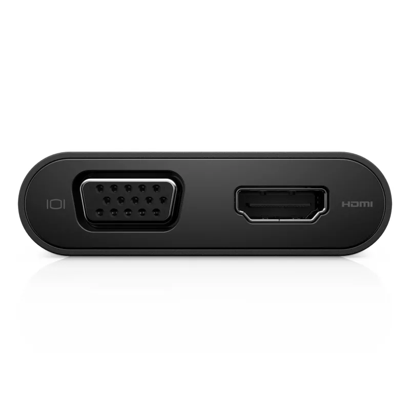 USB-C HUB DELL USB-C – HDMI / VGA / Ethernet / USB 3.0 Juodas