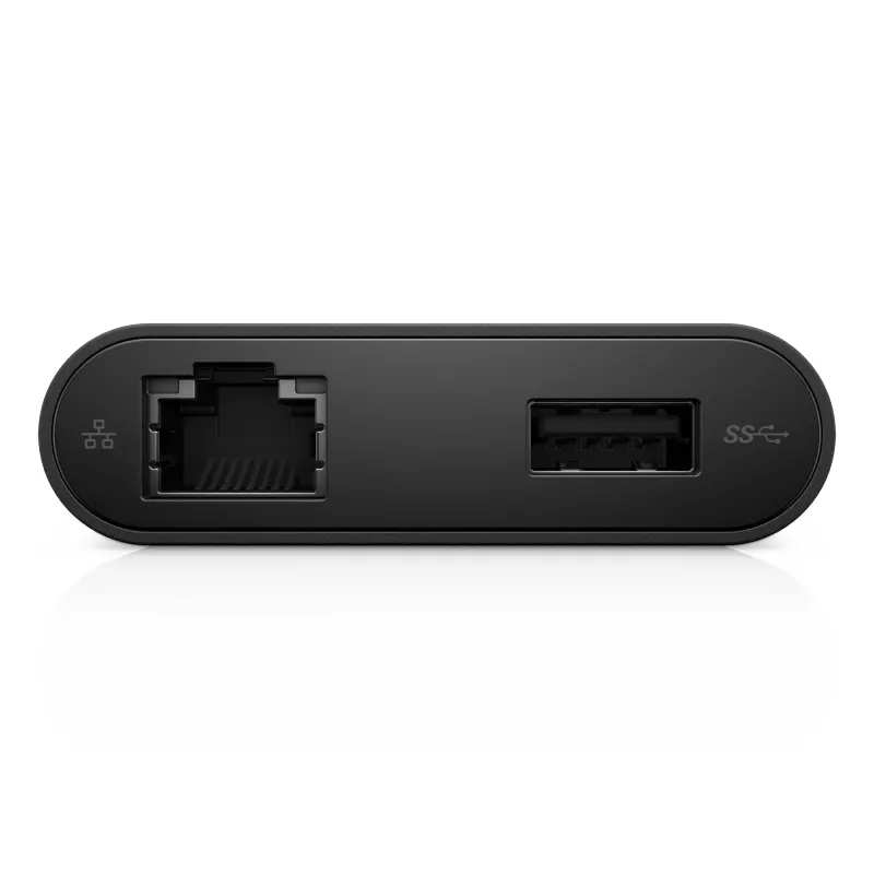 USB-C HUB DELL USB-C – HDMI / VGA / Ethernet / USB 3.0 Juodas
