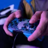 PDP Nintendo Switch Sheikah Shoot REMATCH GLOW valdiklis, laidinis, USB, juodas/mėlynas