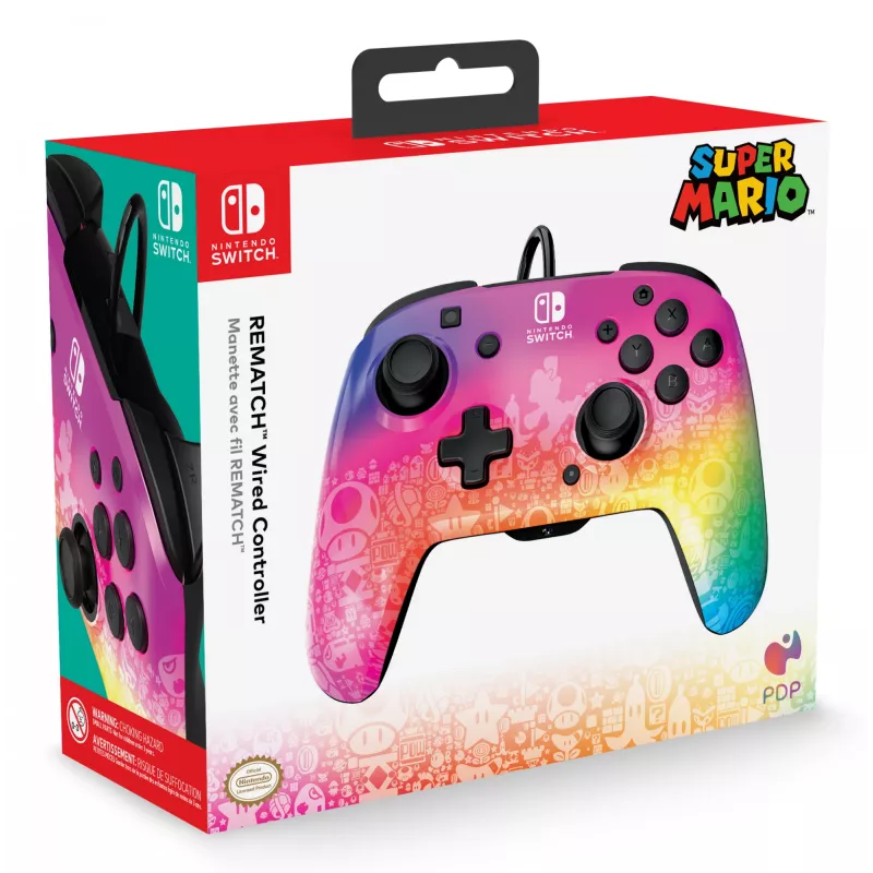 PDP REMATCH laidinis valdiklis Star Spectrum, skirtas Nintendo Switch ir Nintendo Switch OLED