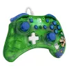 PDP Rock Candy: Luigi Lime mėlynai žalia peršviečiama USB pultelė Nintendo Switch, Switch Lite, Switch OLED