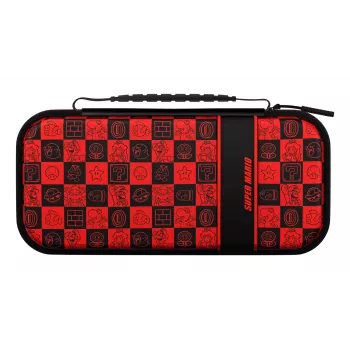 PDP Travel Case Plus GLOW Super Icon, kietas dėklas Nintendo Switch, Switch Lite, Switch OLED