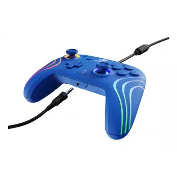 PDP Afterglow Wave Blue USB žaidimų pultas analoginis / skaitmeninis Nintendo Switch, Nintendo Switch OLED