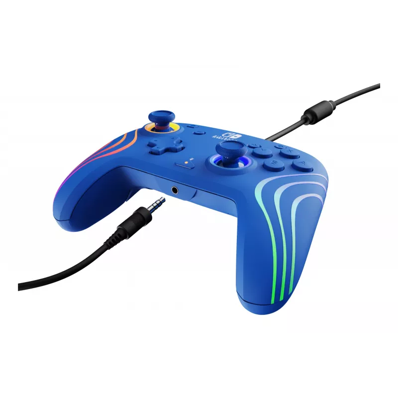 PDP Afterglow Wave Blue USB žaidimų pultas analoginis / skaitmeninis Nintendo Switch, Nintendo Switch OLED