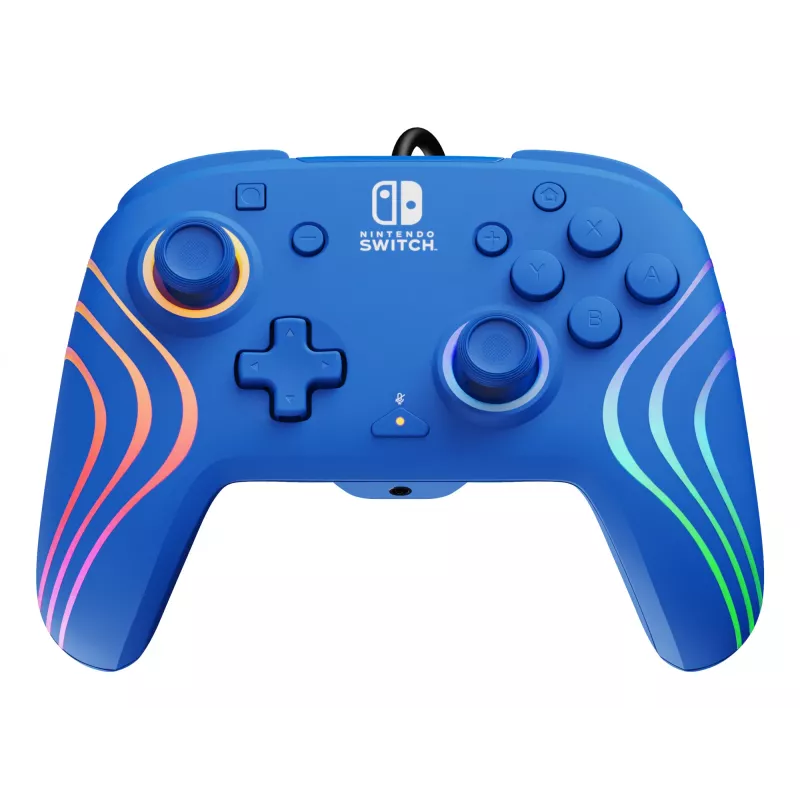 PDP Afterglow Wave Blue USB žaidimų pultas analoginis / skaitmeninis Nintendo Switch, Nintendo Switch OLED