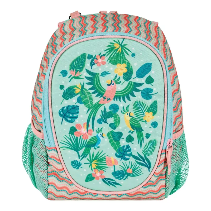 Kuprinė mokyklinė Herlitz Rookie Sweet Jungle Green Peach Polyester