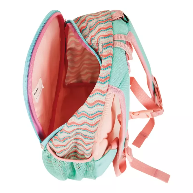 Kuprinė mokyklinė Herlitz Rookie Sweet Jungle Green Peach Polyester