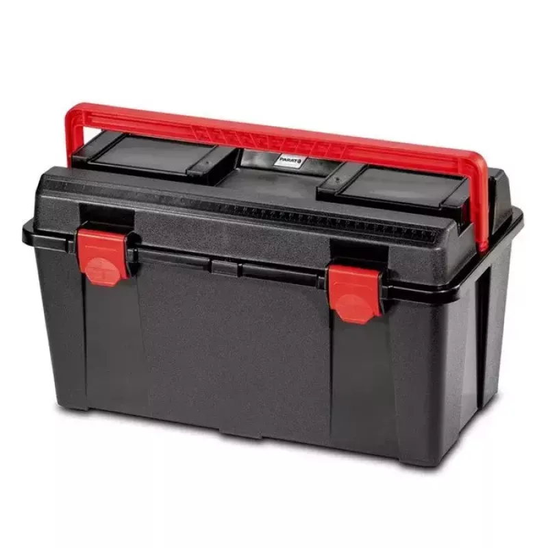Įrankių dėžė Parat 5812000391 polipropileno juoda raudona 480x255x260 mm