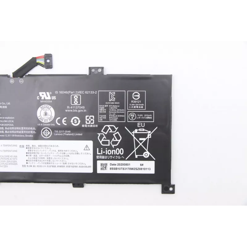 Vidinė ličio jonų baterija nešiojamam kompiuteriui Lenovo 46Wh modelis 5B10W13935