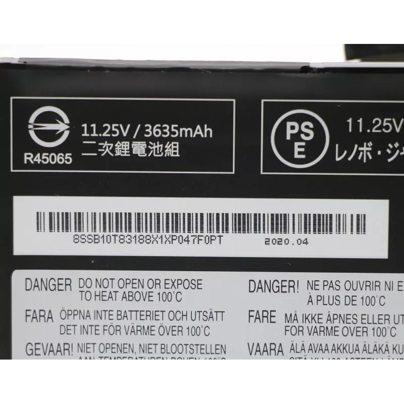 Vidinė nešiojamojo kompiuterio baterija Lenovo 3 celių 42Wh Li‑Ion modelis 5B10W13945