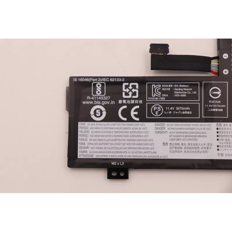 Vidinė nešiojamojo kompiuterio baterija Lenovo 3 celių 42Wh Li‑Jon modelis 5B10W13946