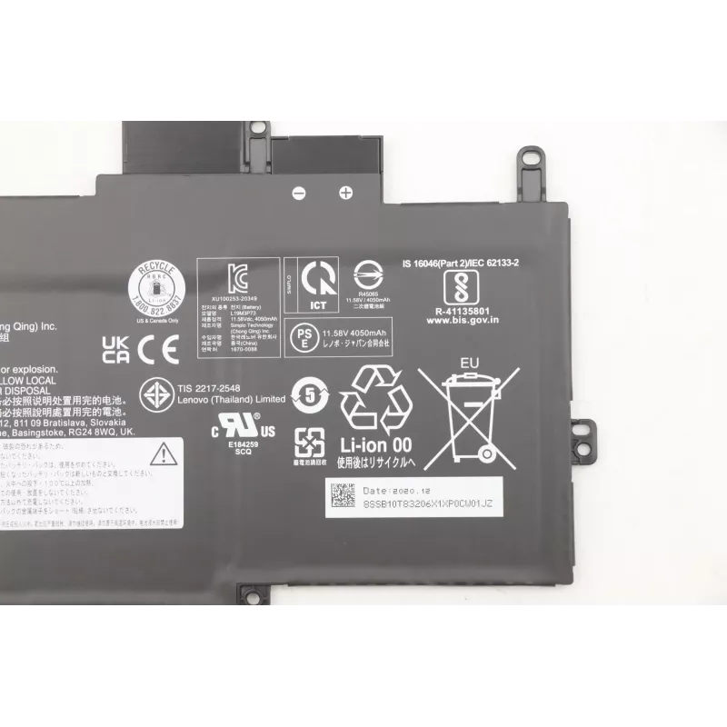 Vidinė baterija Lenovo 5B10W13963 48,2Wh Li‑Jon skirta suderinamiems Lenovo nešiojamiesiems kompiuteriams