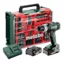 Belaidis gręžtuvas su rankena Metabo SB 18 Set 1600 RPM 1,3 kg