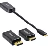 InLine USB ekrano adapterių rinkinys 6-in-1, 4K/60Hz juodas