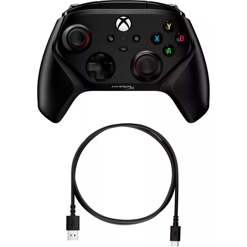 Žaidimų pultas HyperX Clutch Gladiate 6L366AA juodas USB laidinis, skirtas PC ir Xbox One / Series S / X
