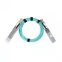 InfiniBand / šviesolaidinis aktyvus kabelis BlueOptics 740-065052-BO 5 m QSFP Aqua