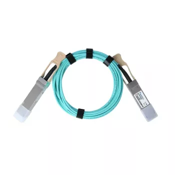 BlueOptics InfiniBand / šviesolaidinis kabelis 7 m QSFP akvamarino spalvos