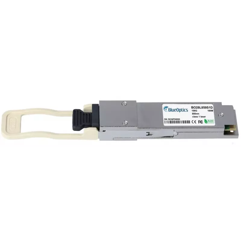 Skaidulinės optikos siųstuvas-imtuvas BlueOptics 740-099582-BO QSFP28 MTP/MPO