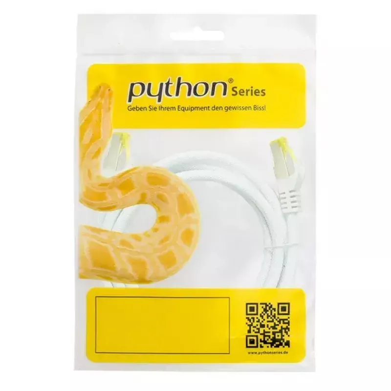 Tinklo laidas Python 8070PY-075W RJ-45 Cat7 7,5 m Baltas