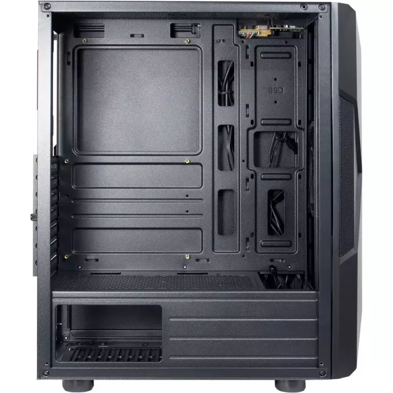 PC korpusas Inter-Tech IT-3306 CAVY Tower Juodas