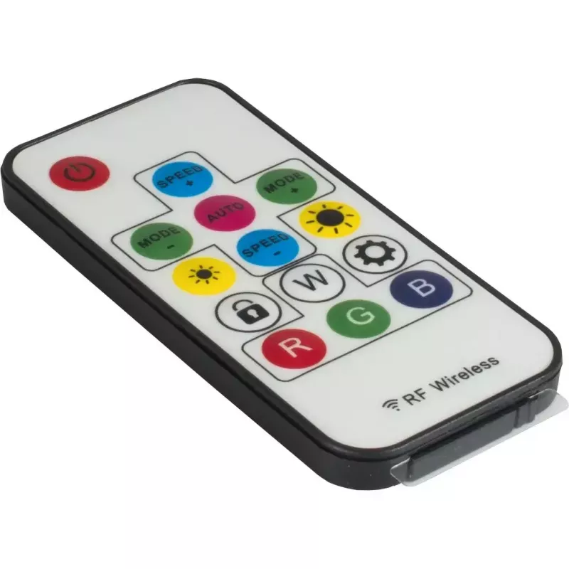 Inter-Tech Argus RS-04 RGB ventiliatorių rinkinys, 3x 120 mm su 50 cm LED juosta ir nuotolinio valdymo pulteliu, juodas