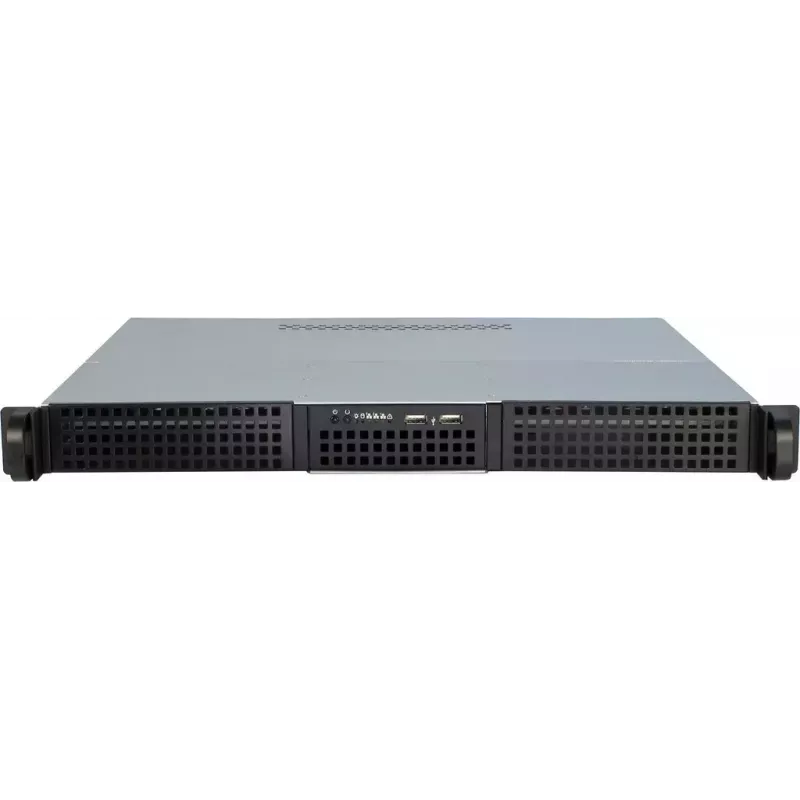 Serverinis korpusas Inter-Tech 1U-10240 Rack Juodas