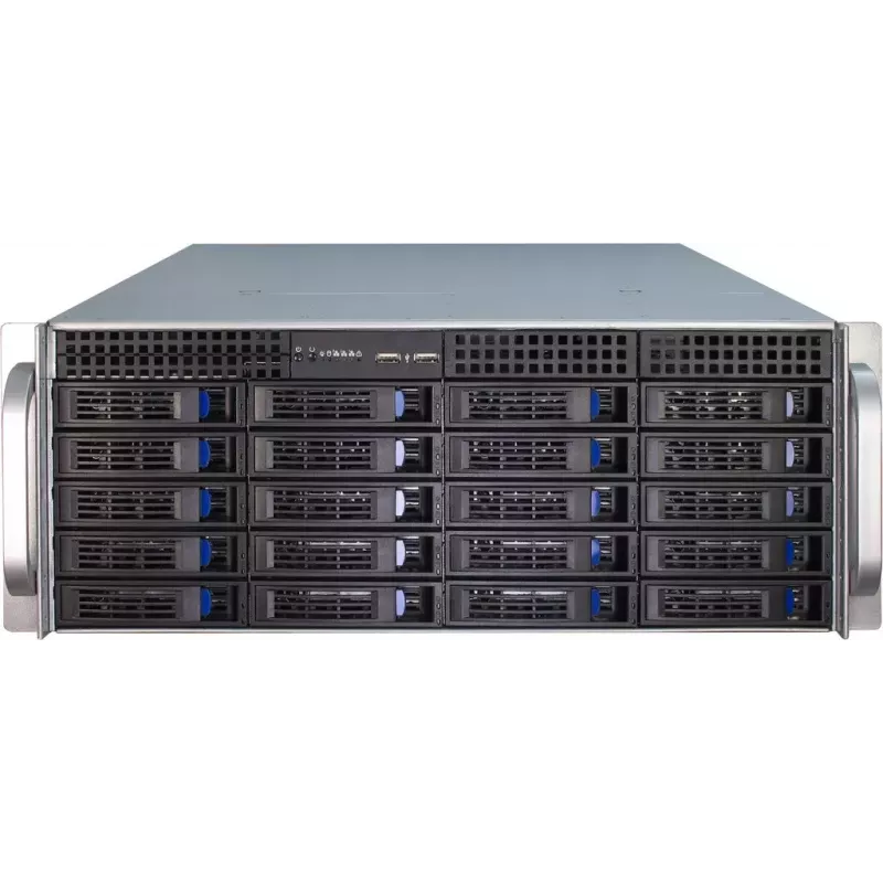 Serverio korpusas Inter-Tech IPC 4U-4420 Rack Blue