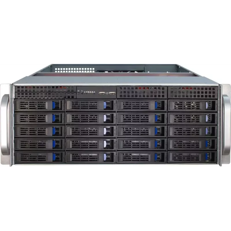 Serverio korpusas Inter-Tech IPC 4U-4420 Rack Blue