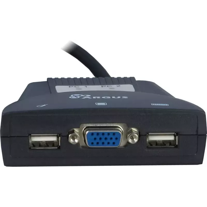 KVM jungiklis Inter-Tech KVM-LS-21JA juodas