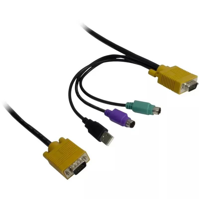 KVM konsolė Inter-Tech KVM-1708 17 colių 1280x1024