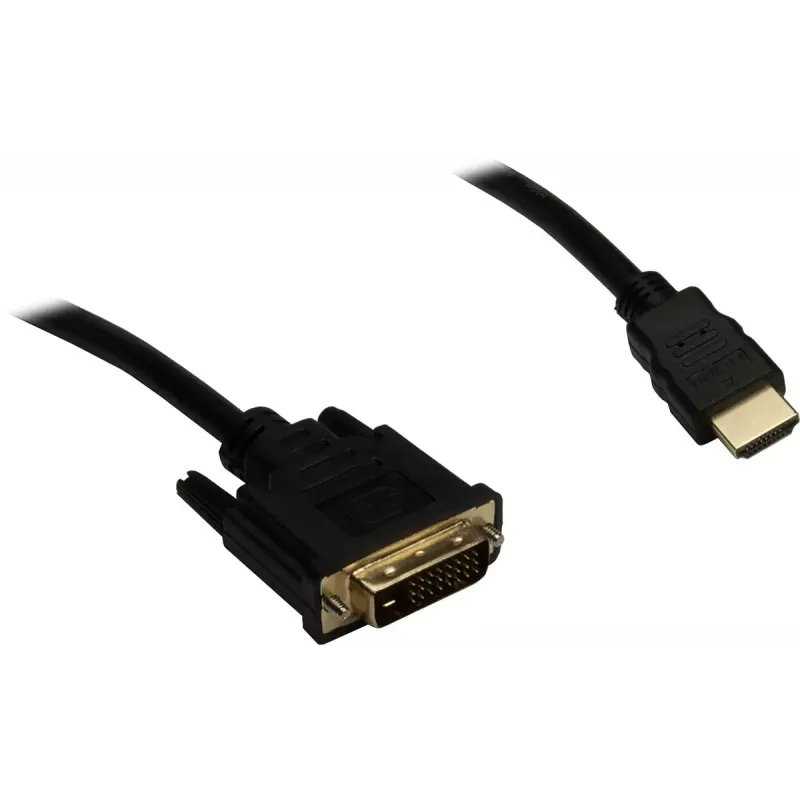 Sąsajų adapteris INTER-TECH KT-150D – RJ-45 (moteriška) į DVI‑D, laidinis, max 1980×1080, su USB A–B laidu, metalinis, juodas