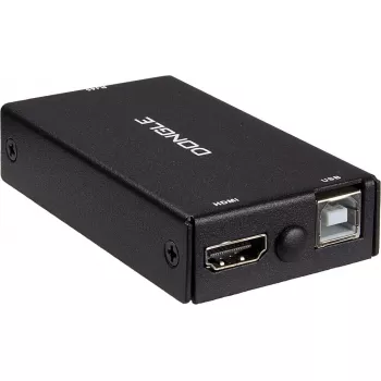 INTER-TECH KT-150H KVM sąsajos adapteris RJ-45 (šeimininkas) į HDMI išvestį, laidinis, max 1980×1080, metalinis, juodas