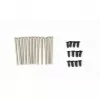 Ventiliatorių rinkinys Inter-Tech 88887368 12 cm juodas 3 vnt.