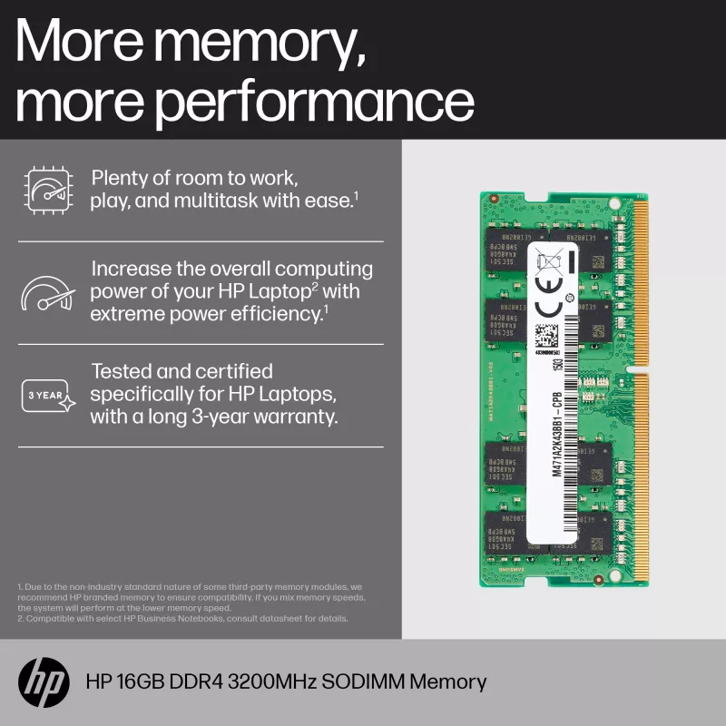 Atminties modulis HP 16GB DDR4 3200 SODIMM