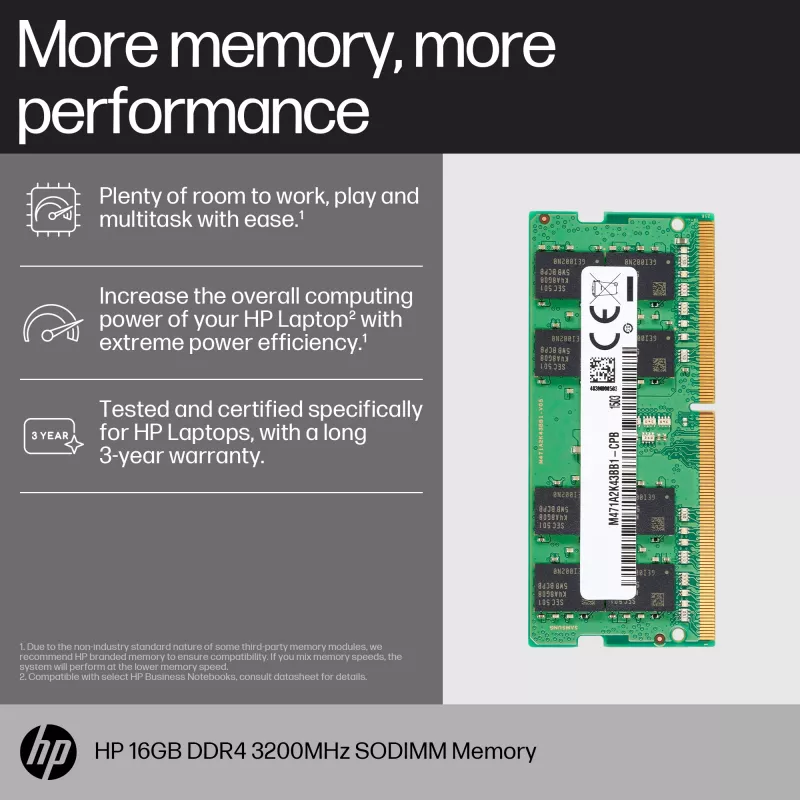 Atminties modulis HP 16GB DDR4 3200 SODIMM