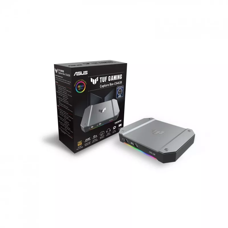 ASUS TUF GAMING CAPTURE BOX-CU4K30 vaizdo fiksavimo įrenginys USB 3.2 Gen 1
