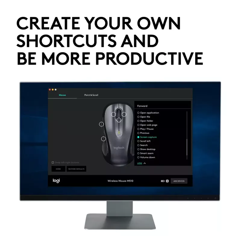 Pelė Logitech M510 RF belaidė