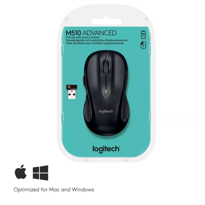 Pelė Logitech M510 RF belaidė