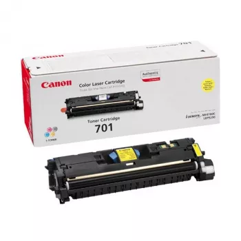 Canon 701 toner kasetė 1 vnt. Originali Geltona