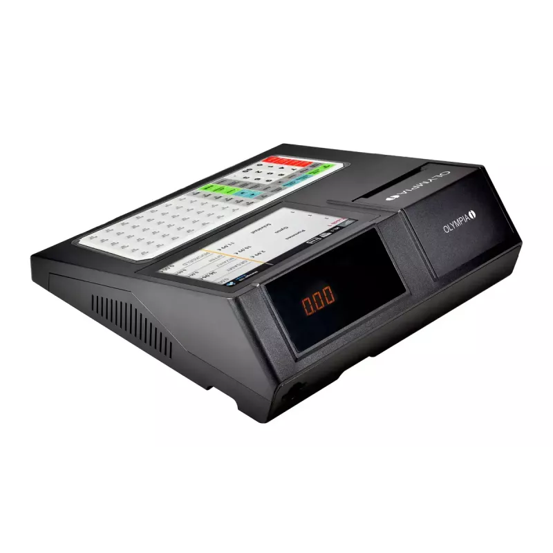 Kasos aparatas Olympia K200 PLUS – terminis spausdintuvas, 10 000 PLU, LED ekranas