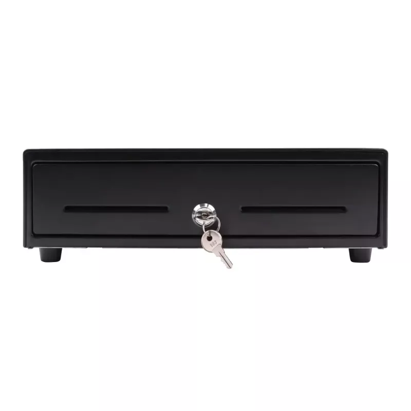Elektrinis kasos stalčius Olympia SD 330A, metalinis korpusas, įėjimas 12–14 V, 335×330×104 mm, su 2 raktais