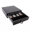 Elektrinis kasos stalčius Olympia SD 330A, metalinis korpusas, įėjimas 12–14 V, 335×330×104 mm, su 2 raktais