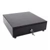 Elektrinis kasos stalčius Olympia SD 330A, metalinis korpusas, įėjimas 12–14 V, 335×330×104 mm, su 2 raktais