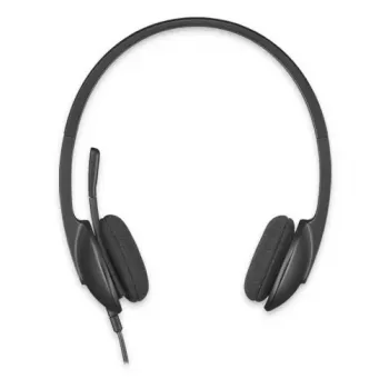 Ausinės su mikrofonu Logitech H340 USB kompiuterinės ausinės
