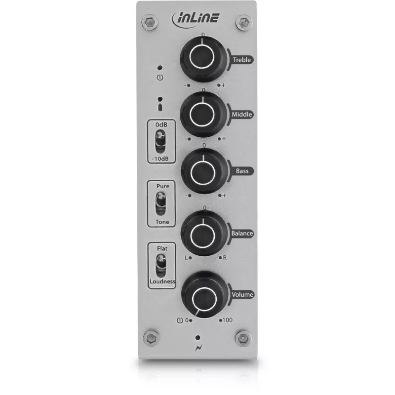 InLine AmpEQ mobile, Tri-Tone Hi-Res ausrinis ir ausinių stiprintuvas, 3,5 mm stereo