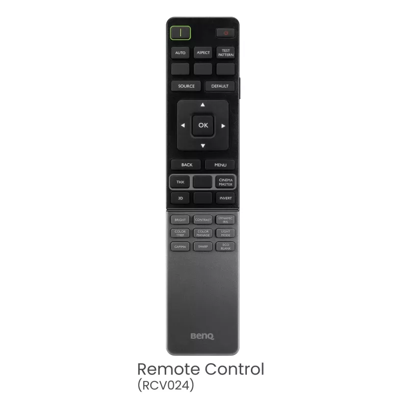 Projektorius BenQ W5850 standartinio fokusavimo 2600 ANSI liumenų DLP UHD 4K (3840x2160) 3D juodas