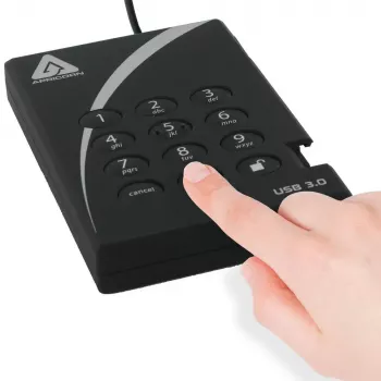 Išorinis kietasis diskas Apricorn 1TB USB 3.2 A25-3PL256-1000